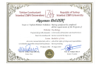 Psk. Ayşenur Dalgıç Psikoloji sertifikası