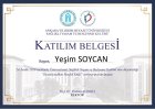 Dyt. Yeşim Soycan Diyetisyen sertifikası