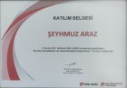 Op. Dr. Şeyhmuz Araz Üroloji sertifikası