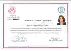 Uzm. Dr. Yeşim Ünüvar Temel Medikal Estetik Tıp Doktoru sertifikası