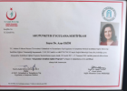 Doç. Dr. Ayşe Ekim Fiziksel Tıp ve Rehabilitasyon sertifikası