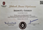 Uzm. Kl. Psk. İremgül Özeren Psikoloji sertifikası