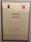 Uzm. Dt. Simge Aksoy Pedodonti (Çocuk Diş Hekimliği) sertifikası