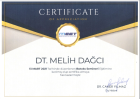 Dt. Melih Dağcı Diş Hekimi sertifikası