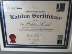 Uzm. Dr. Fulden Küçük Geleneksel ve Tamamlayıcı Tıp sertifikası