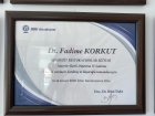 Dt. Fadime Korkut Diş Hekimi sertifikası