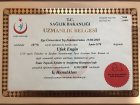 Uzm. Dr. Ufuk Engin Gastroenteroloji sertifikası
