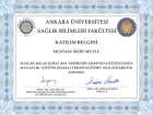 Uzm. Kl. Psk. Mustafa Mert Mutlu Psikoloji sertifikası