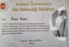 Uzm. Dt. Demet Kaya Şengül Diş Hekimi sertifikası