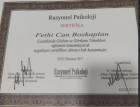 Klinik Psikolog  Fethi Can Bozkaplan Klinik Psikolog sertifikası