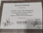 Klinik Psikolog  Fethi Can Bozkaplan Psikoloji sertifikası