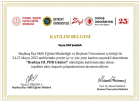 Psk. Elif Şentürk Psikoloji sertifikası