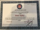Uzm. Psk. Demet Yeşiltaş Psikoloji sertifikası