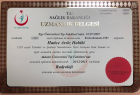 Doç. Dr. Hatice Arıöz Habibi Radyoloji sertifikası