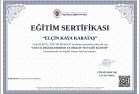 Psk. Elçin Kaya Karataş Psikoloji sertifikası