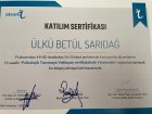 Aile Danışmanı Ülkü Betül Sarıdağ Aile Danışmanı sertifikası