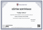 Psk. Tuğçe Topcu Psikoloji sertifikası
