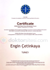 Prof. Dr. Engin Çetinkaya Ortopedi ve Travmatoloji sertifikası