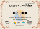 Psk. Doğa Öztürk Psikoloji sertifikası