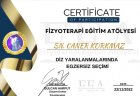 Fzt. Caner Korkmaz Fizyoterapi sertifikası