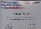 Doç. Dr. Aytaç Akyol Kardiyoloji sertifikası