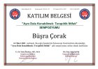 Uzm. Kl. Psk. Büşra Çorak Psikoloji sertifikası