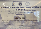 Op. Dr. Hüseyin Kılıç Kadın Hastalıkları ve Doğum sertifikası