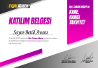 Dyt. Betül Gök Diyetisyen sertifikası