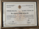 Op. Dr. Gizem Türk Plastik Rekonstrüktif ve Estetik Cerrahi sertifikası