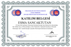Aile Danışmanı Esma Sancaktutan Aile Danışmanı sertifikası