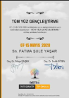 Dr. Şule Yaşar Medikal Estetik Tıp Doktoru sertifikası