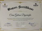 Psk. Ceren Diyaroğlu Psikoloji sertifikası