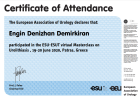 Dr. Öğr. Üyesi Engin Denizhan Demirkıran Üroloji sertifikası