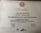 Dyt. Hacer Akpınar Diyetisyen sertifikası