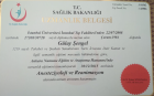 Uzm. Dr. Gülay Şengel Geleneksel ve Tamamlayıcı Tıp sertifikası