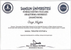 Psk. Özge Akgün Psikoloji sertifikası