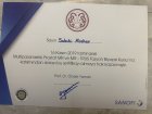 Op. Dr. Sabuhi Alishov Üroloji sertifikası