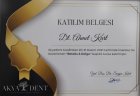 Dt. Ahmet Kurt Diş Hekimi sertifikası
