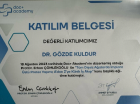 Dt. Gözde Kuldur Diş Hekimi sertifikası