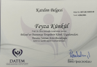Uzm. Kl. Psk. Feyza Künkül Klinik Psikolog sertifikası