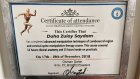 Fzt. Duha Yayman Fizyoterapi sertifikası