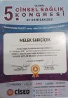 Uzm. Psk. Melek Sarıçiçek Psikoloji sertifikası