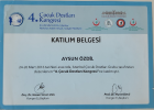 Uzm. Dr. Aysun Özdil Çocuk Sağlığı ve Hastalıkları sertifikası