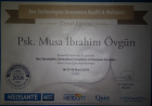 Uzm. Psk. Musa İbrahim ÖVGÜN Psikoloji sertifikası