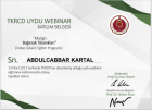 Doç. Dr. Abdulcabbar Kartal Genel Cerrahi sertifikası