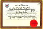 Doç. Dr. Hasan Erdem Genel Cerrahi sertifikası