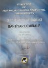 Prof. Dr. Bahtiyar Demiralp Ortopedi ve Travmatoloji sertifikası