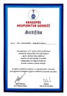 Dr. Cemalettin Ekmekcioğlu Geleneksel ve Tamamlayıcı Tıp sertifikası