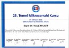 Op. Dr. Yusuf Aruser Ortopedi ve Travmatoloji sertifikası