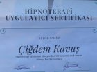 Psk. Çiğdem Kavuş Psikoloji sertifikası